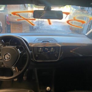 RÁDIO COMPLETO COM FIAÇÃO E MOLDURA UP